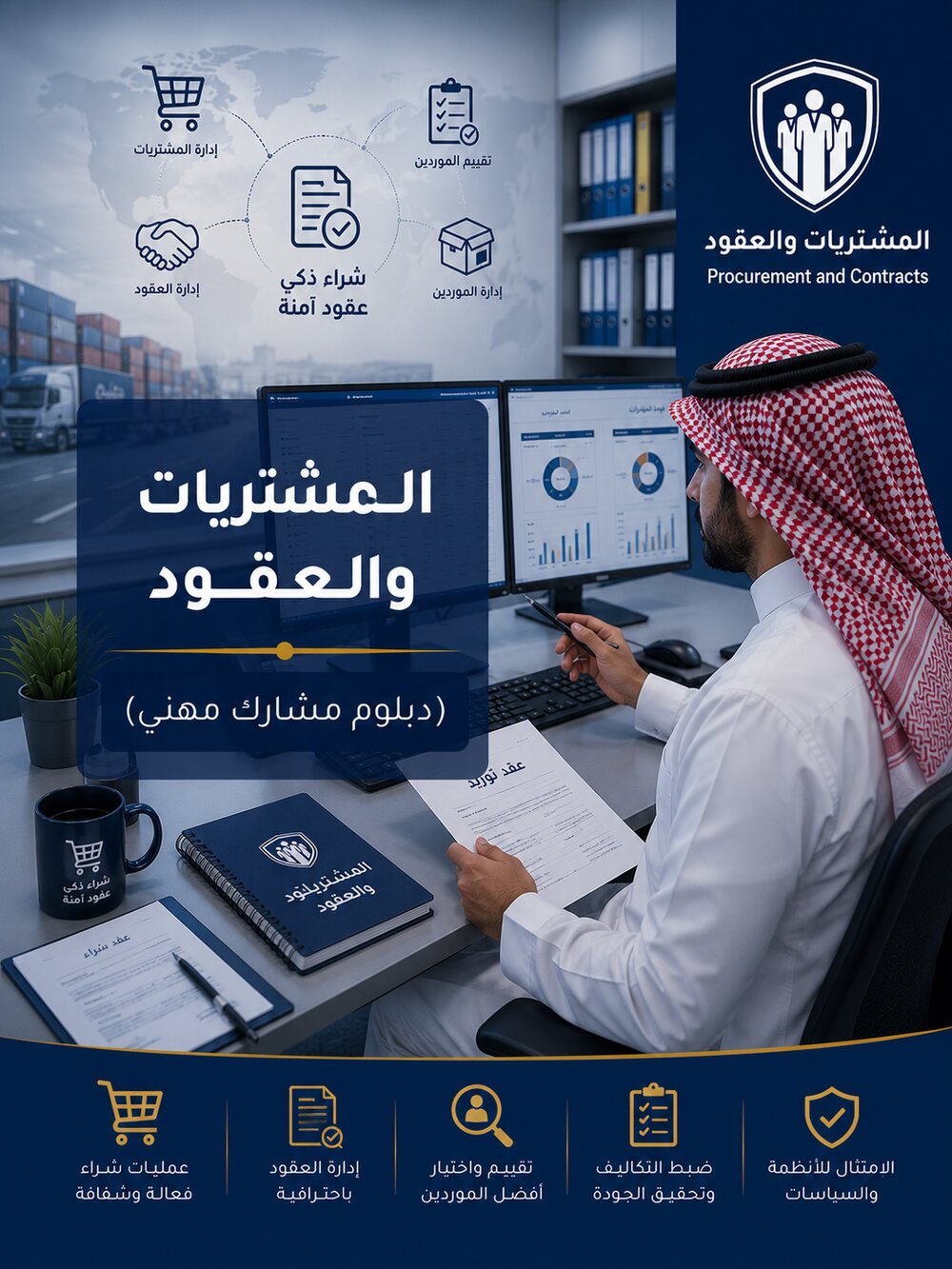 إدارة المشتريات والعقود (دبلوم مشارك مهني)