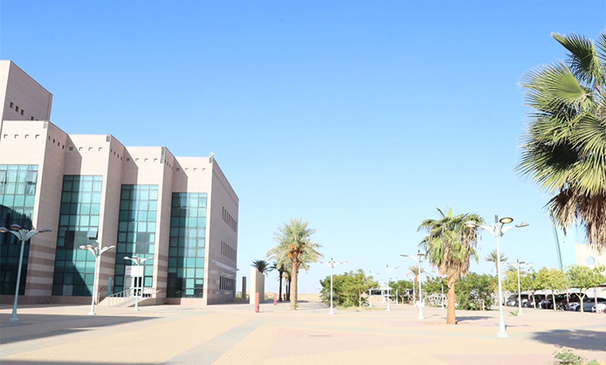 مبنى معهد البحوث والاستشارات بجامعة تبوك